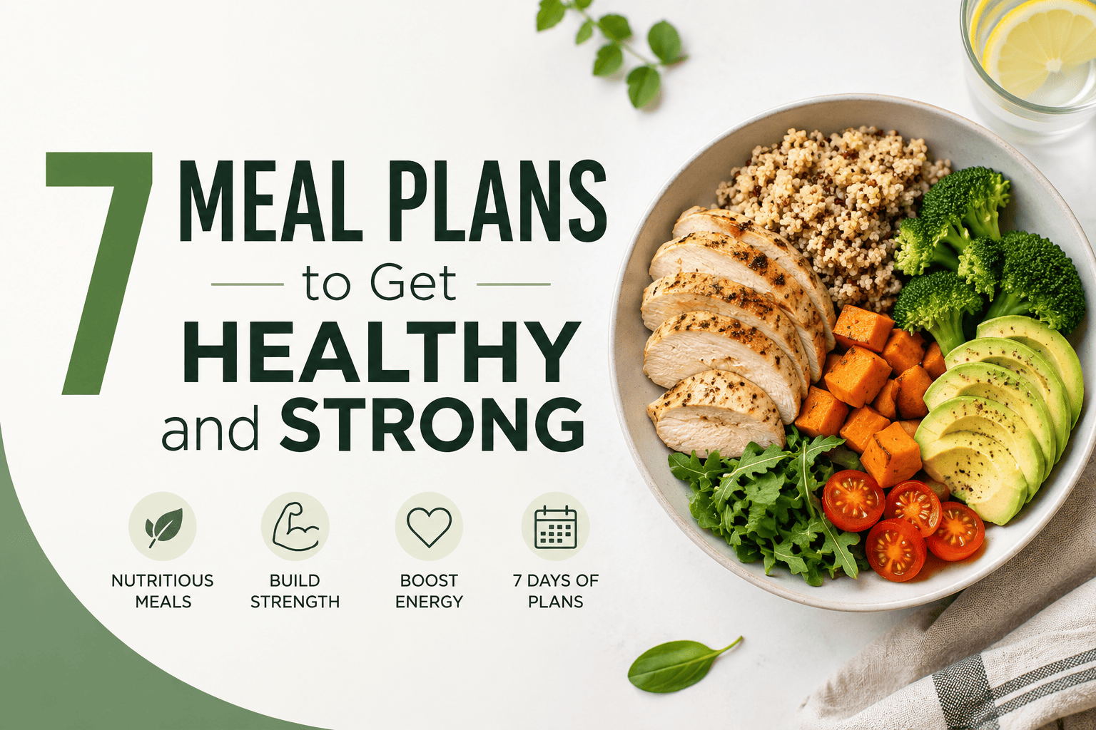 7 Meal Plans to Get Healthy and Strong