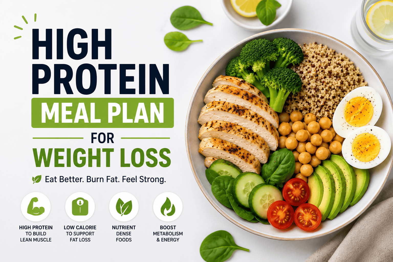 High Protein Meal Plan for Weight Loss